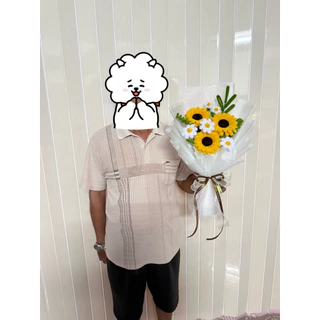 ช่อดอกไม้ลวดกำมะหยี่ (สูงประมาณ 45 cm) จัดทำ1-2วัน🌸🌻เปลี่ยนสีดอกแจ้งในแชทนะคะ