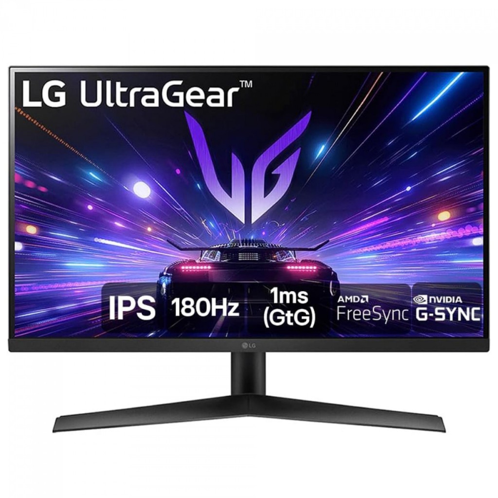 LG UltraGear 24GS60F-B จอเกมมิ่ง 23.8 นิ้ว IPS FHD 180Hz 1ms G-SYNC FreeSync มือสอง สภาพดี