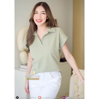 HappyMommy เสื้อให้นมผ้ายืด ใส่สบาย เบสิคแต่ดูดี รุ่นนี้ใส่ทำงานได้ค่ะ Hunna