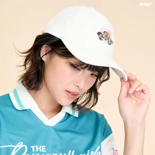 BAOJI บาโอจิ หมวกแก๊ป The Powerpuff Girls รุ่น BPGRHC หมวกแฟชั่นผู้หญิง หมวกเบสบอล ปักลาย PPG ปรับสายได้