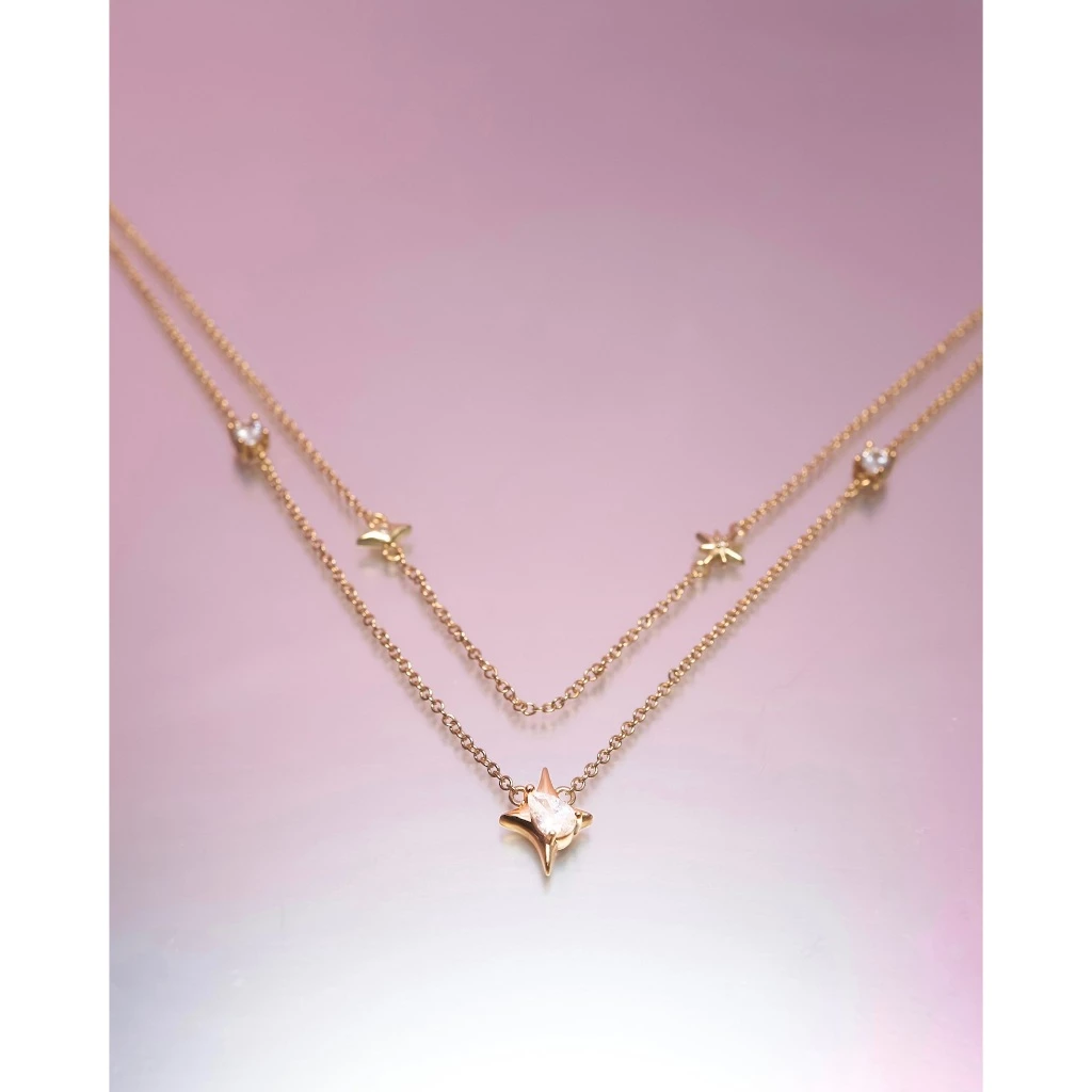 YVIS Astra Brass Necklace - Cosmos Collection