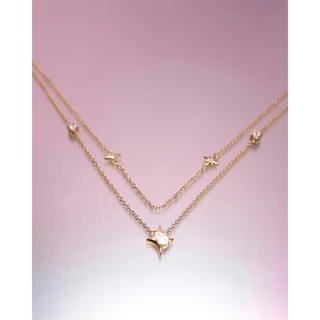 YVIS Astra Brass Necklace - Cosmos Collection