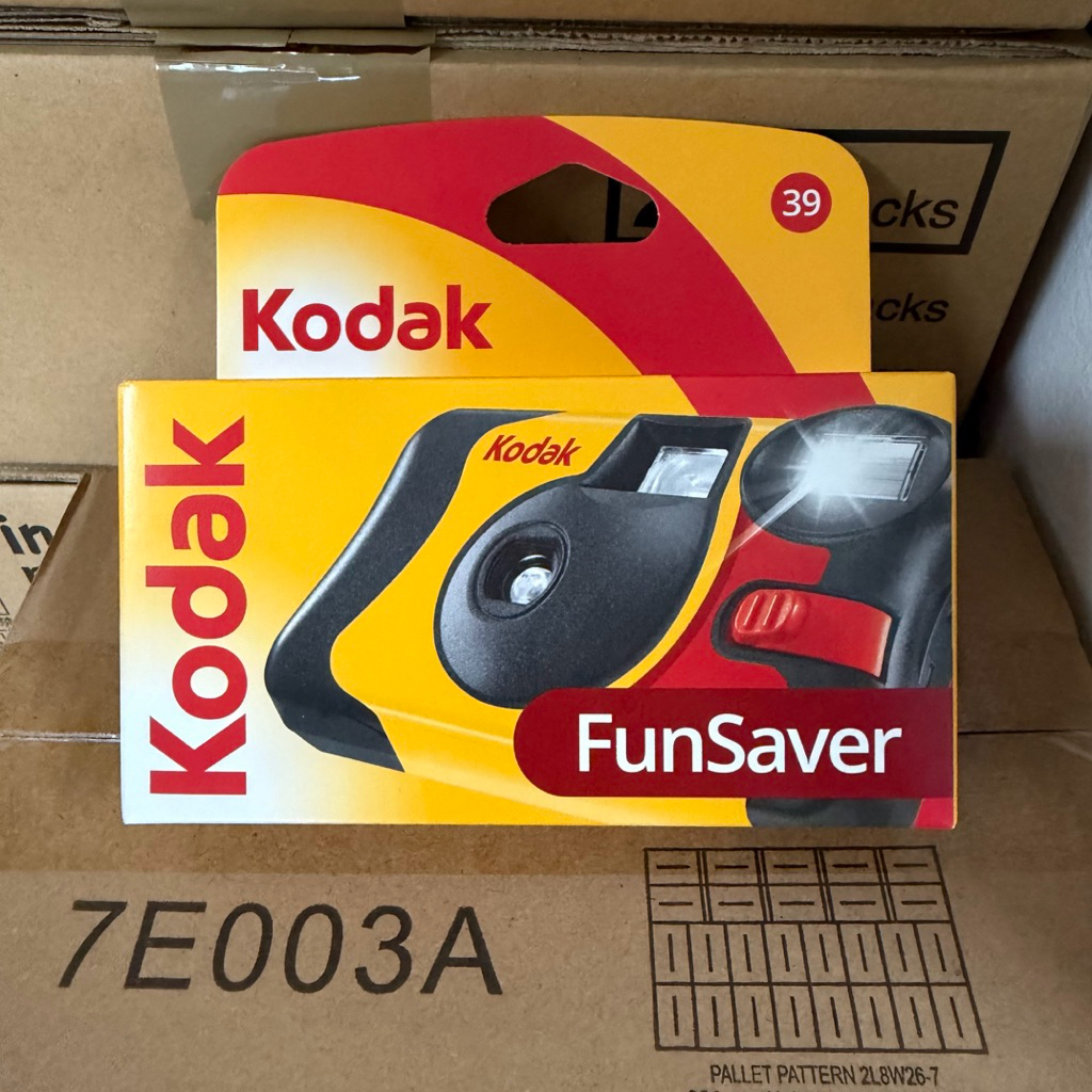 กล้องใช้แล้วทิ้ง Kodak funsaver iso 800 แบบ 39 รูป ถ่ายดีไวต่อแสง