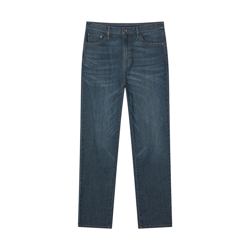 GIORDANO กางเกงขายาวผู้ชาย Men's Regular Taper Cool Jeans 01116015