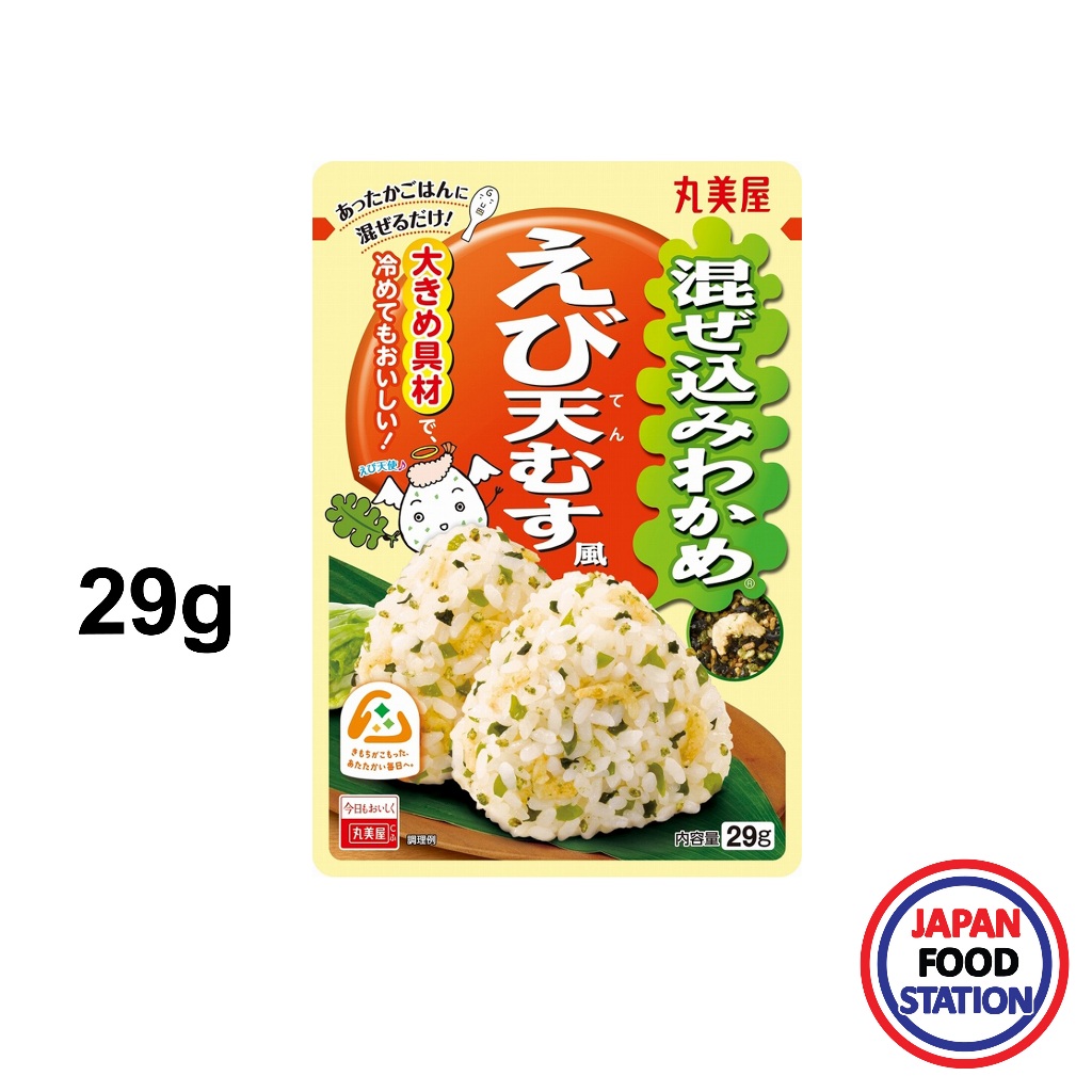 MARUMIYA MAZEKOMI WAKAME EBI TENMUSU 29G (23492) ผงโรยข้าว JAPANESE RICE SPRINKLE  POWDER