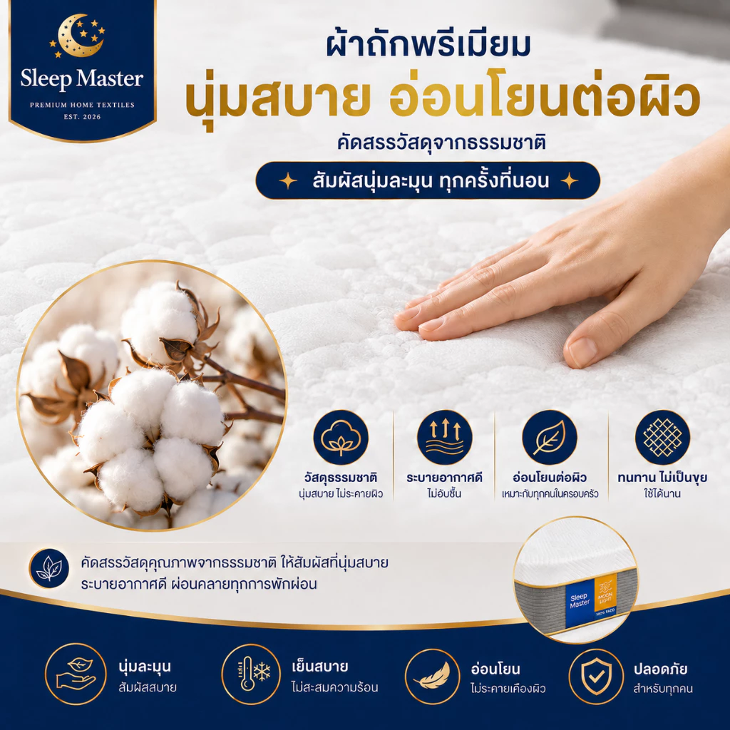 Sleep Master ที่นอนยางพารา thumbnail 5