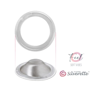 ถ้วยเงิน (ต้นฉบับ) Silverette Nursing Cups ป้องกันหัวนมแตก บำรุงหัวนม การดูแลหลังคลอดและให้นมบุตร