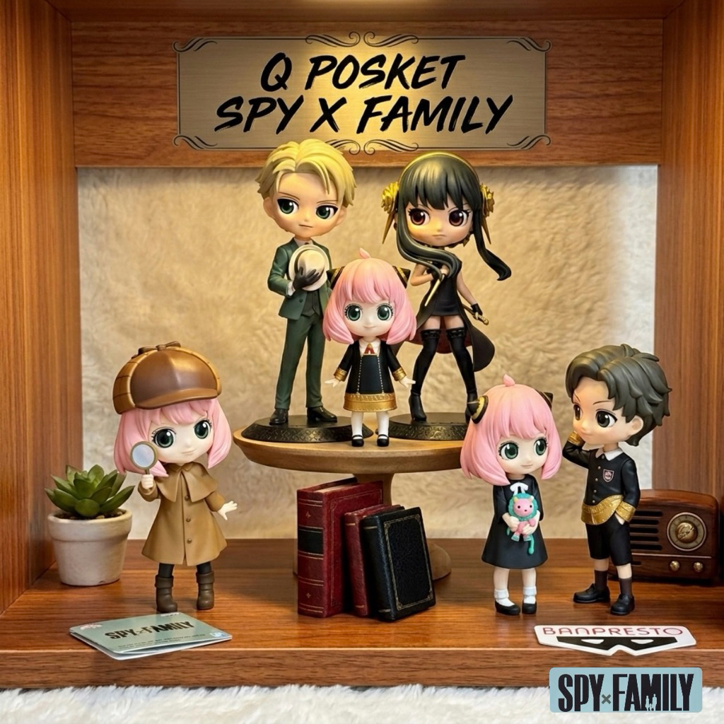 Qposket Q posket Spy x Family คิวพอสเก็ต สปายแฟมิรี่ ลิขสิทธิ์แท้ Japan