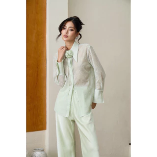 Edition.AtelierBKK - Veronica Lace Shirt / Satin Trousers (สินค้าจำหน่ายแยกชิ้น)