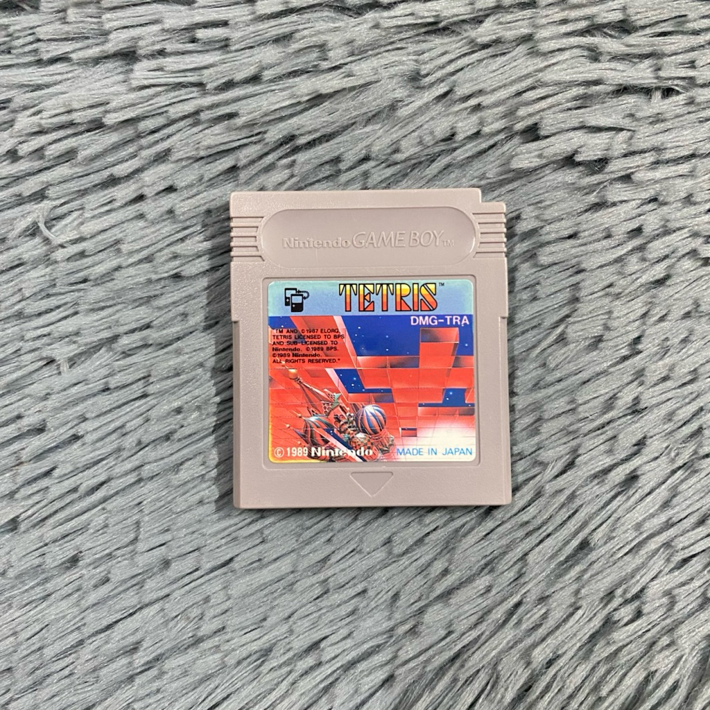 (แถมกล่องใส่) ตลับแท้เครื่อง Gameboy เกมส์ Tetris โซน 🇯🇵 ตลับแท้เปิดติดง่าย