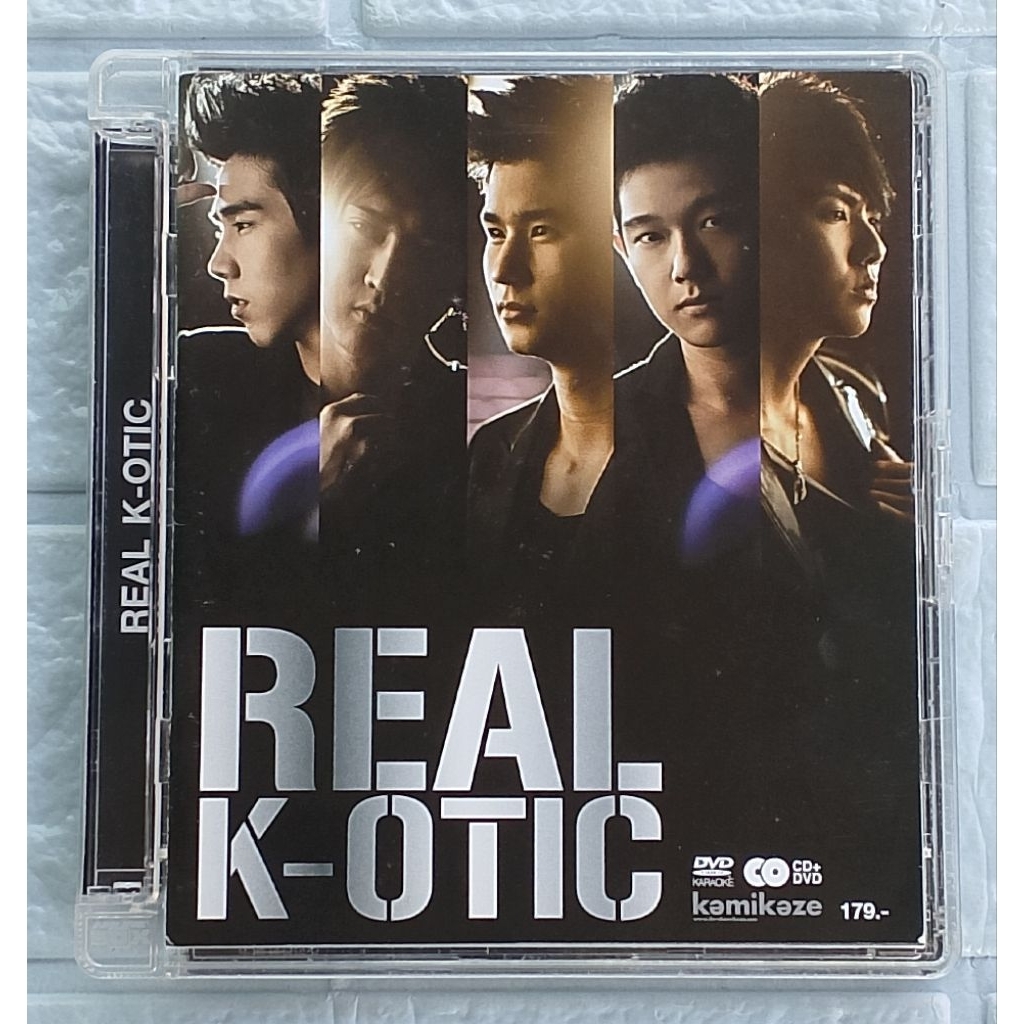 CD+DVD_K-OTIC (เค-โอทิค) : REAL  [เผื่อวันพรุ่งนี้, ไม่มีเธอไม่อยากหายใจ, ฝากไปเตือนเขา, เพื่อน, ผู้