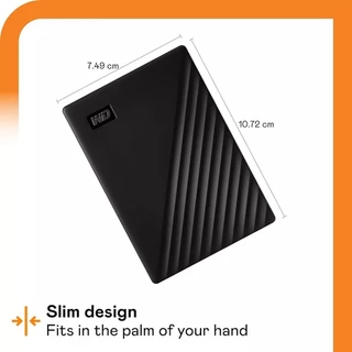 WD My Passport Portable 1TB 2TB HDD USB 3.0 Portabel Extemal Hard Disk Drive Western Digital ฮาร์ดดิสพกพา Black White