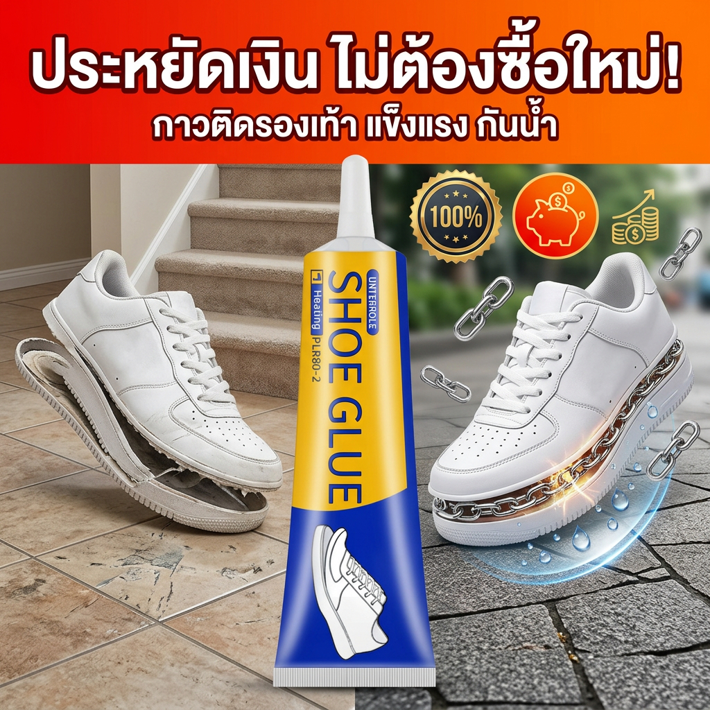 👉จัดส่งวันเดียวกัน👉กาวซ่อมรองเท้า กาวติดรองเท้า กาวซ่อมรองเท้าอเนกประสงค์  กาวซ่อมรองเท้า ติดแรง ไม่หลุดง่าย