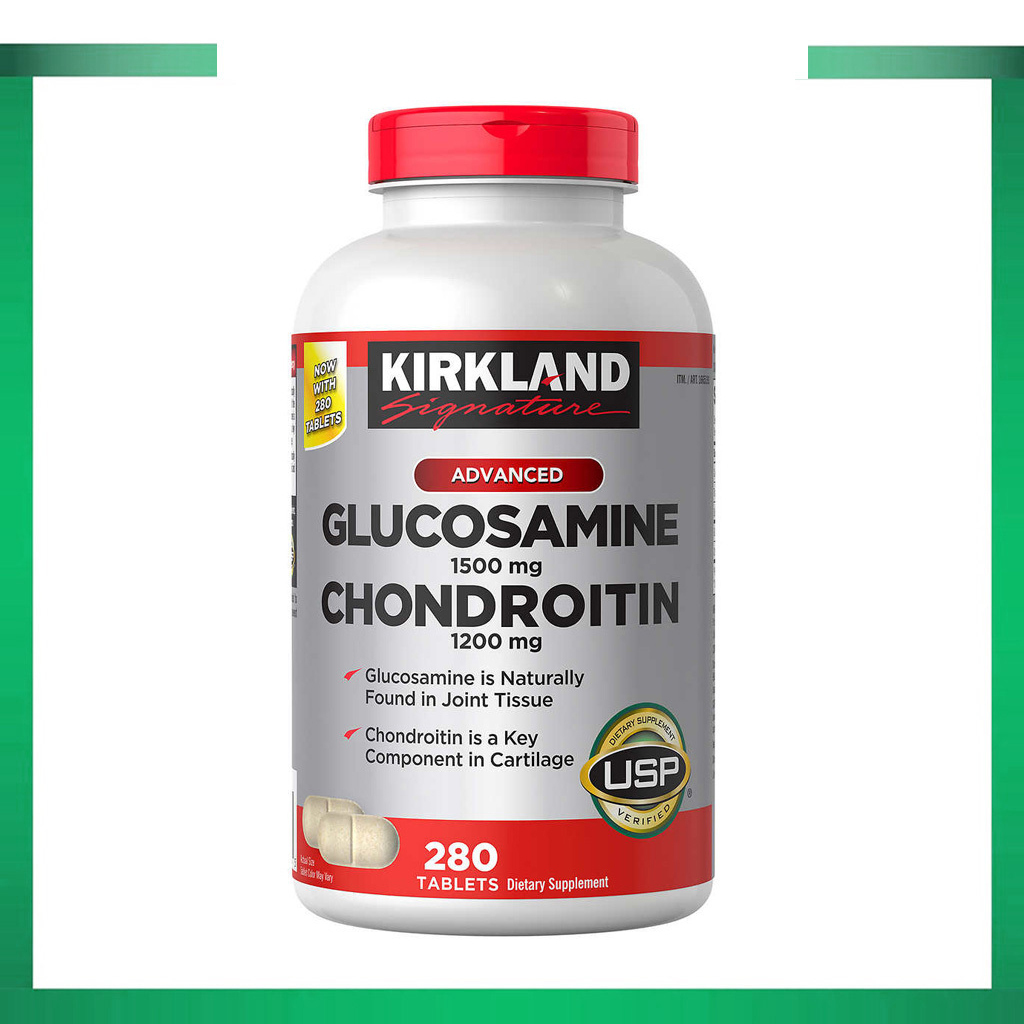 (Exp.05/2029)Kirkland Glucosamine & Chondroitin, 280 Tablets