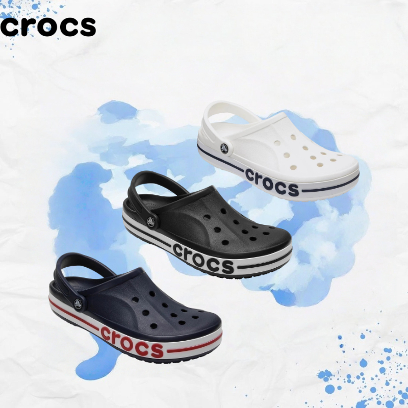 💙เป็นของแท้/crocs💙Bayaband Clog Sandals Sports Sandals สบาย นุ่มพิเศษ หลายสีให้เลือก Unisex