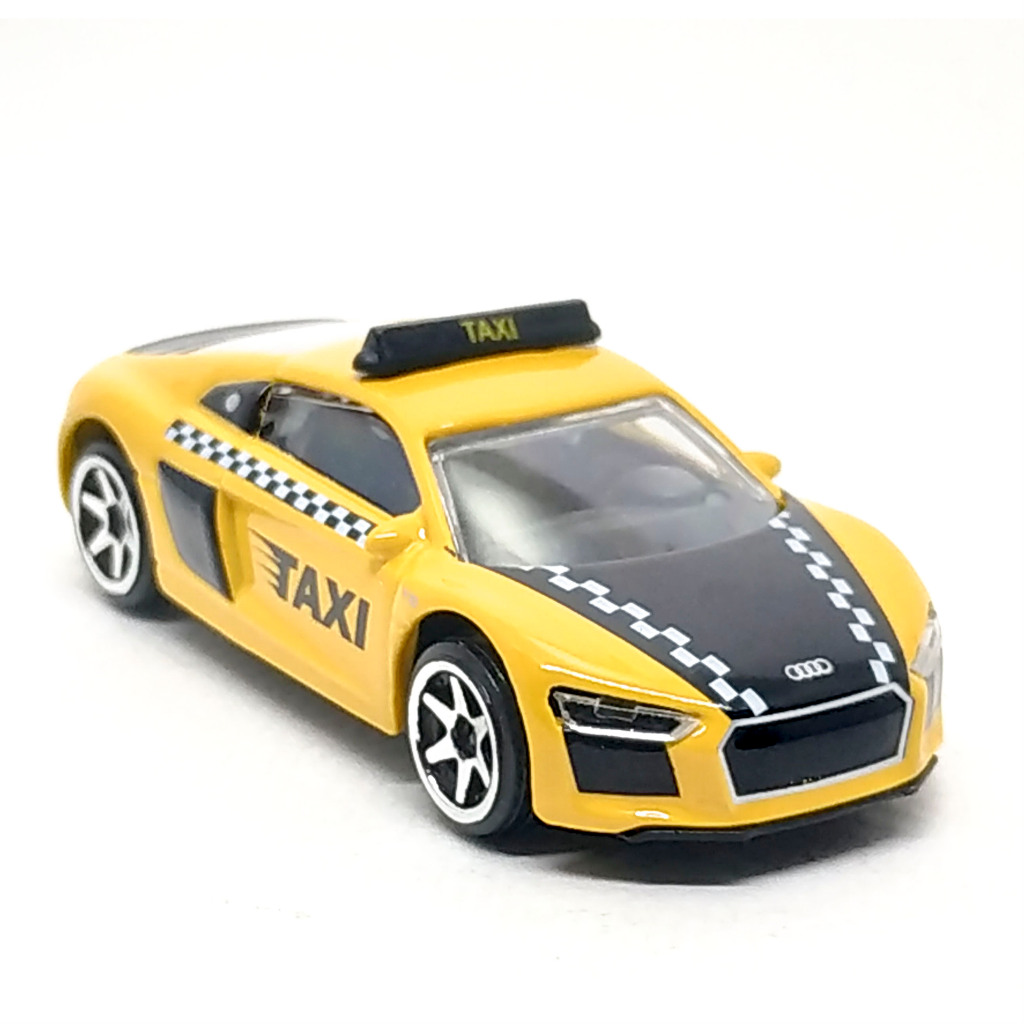 Majorette Audi R8 V10 Taxi - สีเหลือง /scale 1/58 (3 inches) no Package