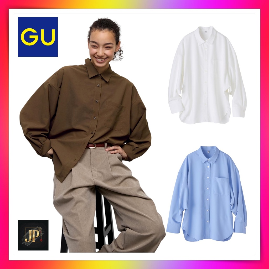 เสื้อแขนค้างคาว GU【GU Dolman Sleeve Shirt】