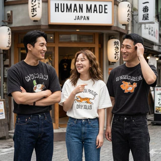 พร้อม​ส่ง​ใน​ไทย​ เสื้อยืด​ Human made collection ออกใหม่ เสาร์ที่27 มิย. ลายน่ารักมากกกก ของแท้ทุกชิ้น100%