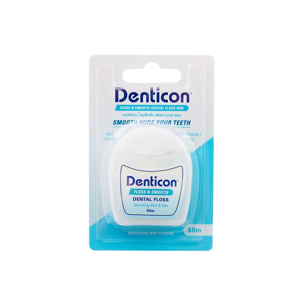 ซื้อชิ้นที่2 12 บาท Denticon Dental Floss Floss N Smooth รูปที่ 3