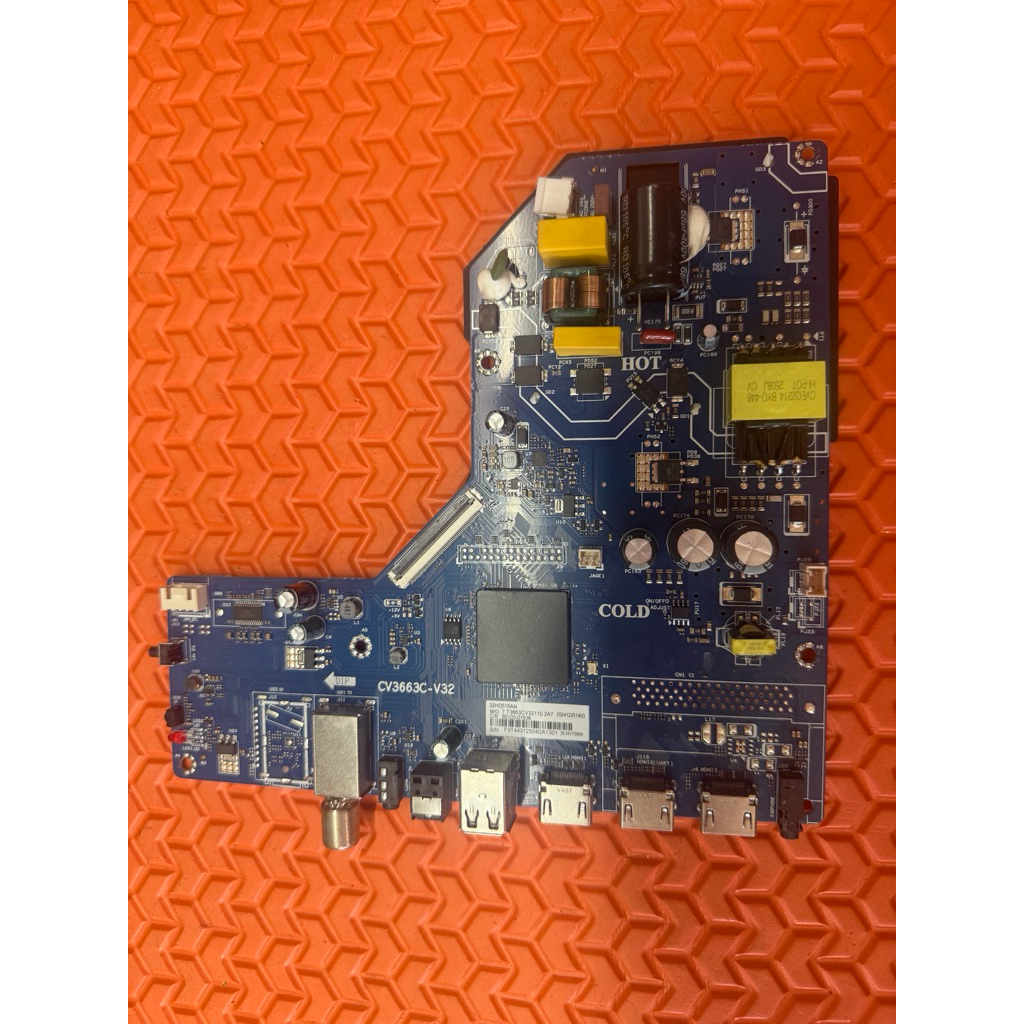 เมนบอร์ดทีวี ACONATIC รุ่น 32HD515AN เวอร์ชั่น บอร์ดน้ำเงิน