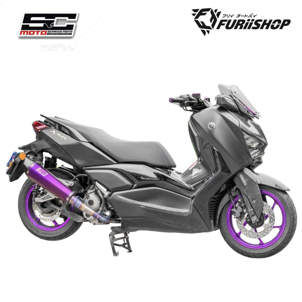 ท่อ SC MOTO สำหรับ Honda X-MAX300 ลูกเดิมเป่าคอ