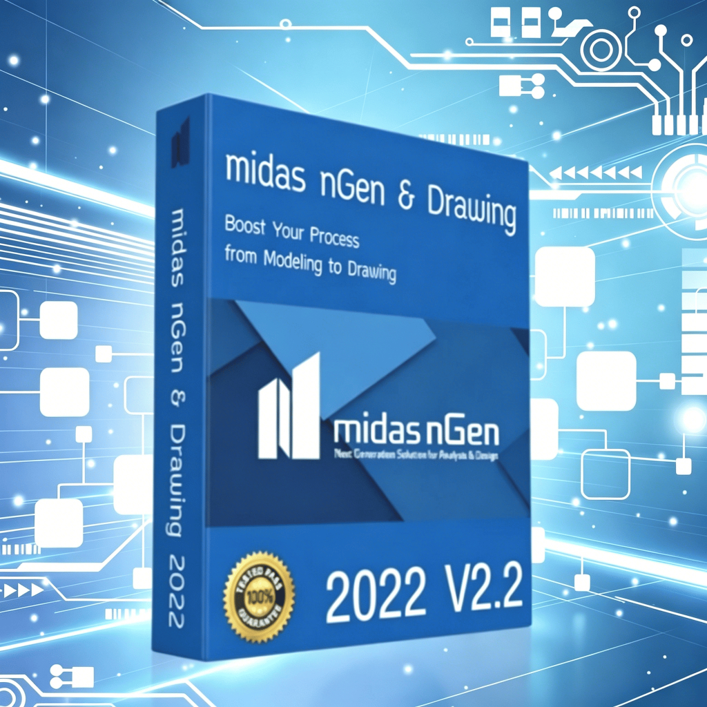 MIDAS nGen 2022 v2.2 โปรแกรมวิเคราะห์และออกแบบโครงสร้าง 3 มิติ ของ Windows x64
