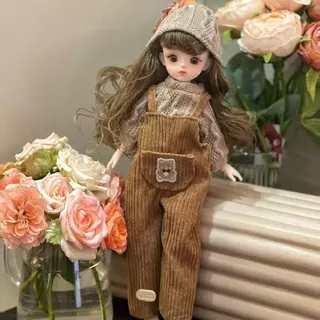 1/6 ตุ๊กตาและเสื้อผ้า 3D จําลอง 30 ซม. Eye Multi Joint DIY Dressing ของขวัญวันเกิดสำหรับเด็กผู้หญิง