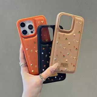 เคสมือถือการ์ตูนแฟชั่น สีพาสเทล ป้องกันเครื่อง กันตก สำหรับ iPhone 17 16 15 14 13 12 11 Series