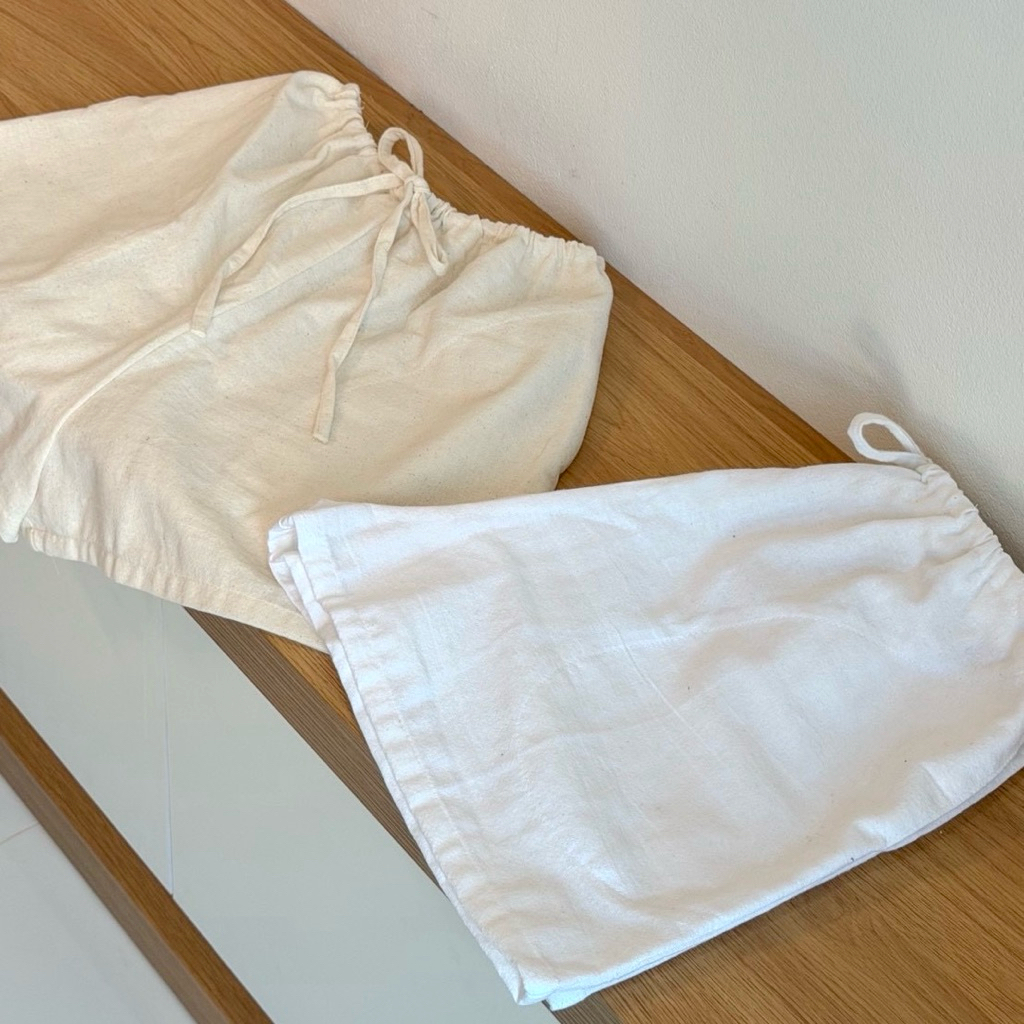 Flora กางเกงขาสั้นรูดเชือกรอบเอวมีกระเป๋า 2 ข้าง ผ้าฝ้าย Manee.cotton