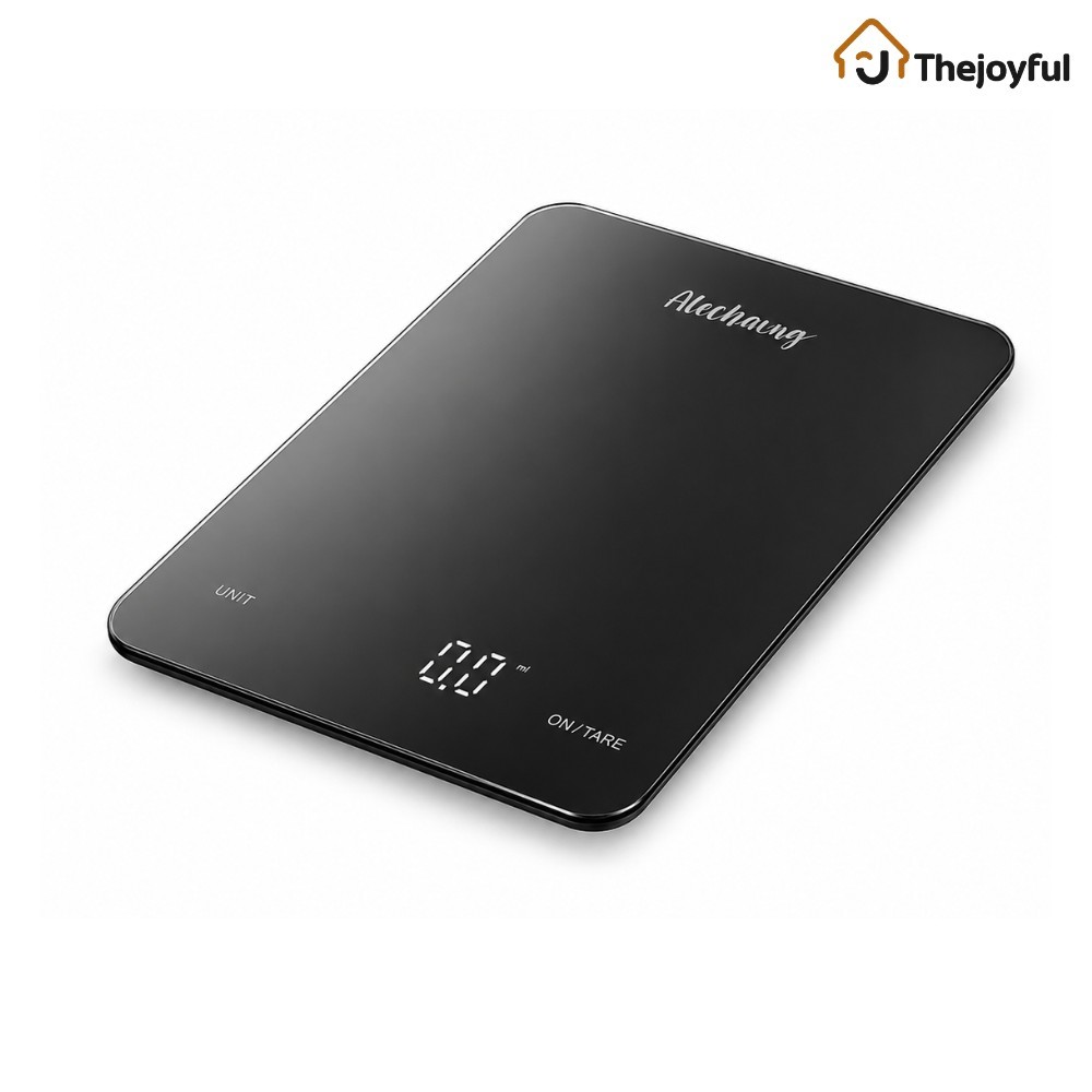 Thejoyful ตาชั่งครัว เครื่องชั่งน้ำหนักอาหาร และขนม 5KG Kitchen scale จอแสดงผล LED ชั่งวัตถุดิบ ทำขนม เบเกอรี่