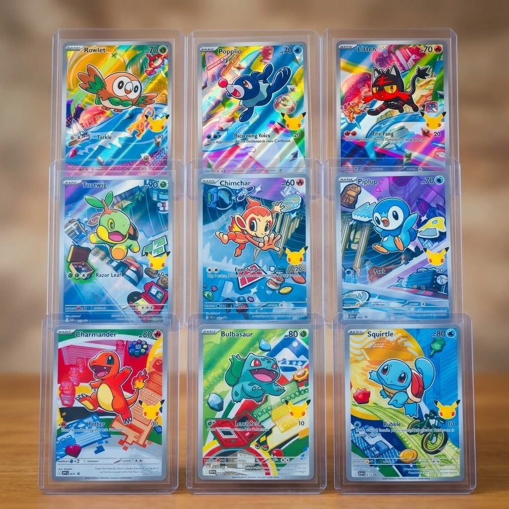 [Promo Card] การ์ด Pokémon Starter 3 ใบ จาก First Partner Illustration Collection Series 1