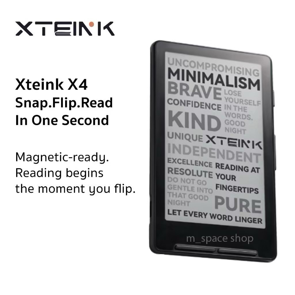 ราคาพิเศษ 1,800 🔥 【พรีอออเดอร์】 Xteink X4 - Magnetic Ready, Ultra-Thin Paper-like eReader