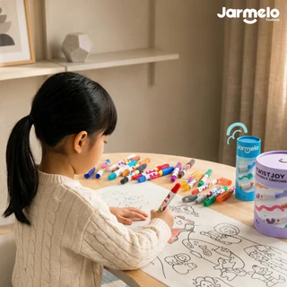 Jarmelo (Joan Miro) กระดาษวาดรูประบายสี Sticky Coloring Poster ของเล่นเสริมพัฒนาการเด็ก 3 ขวบขึ้นไป