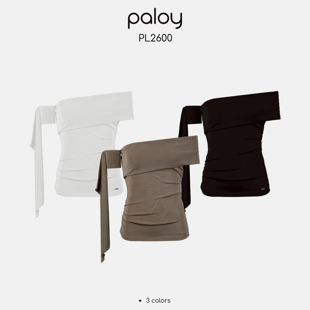 Paloy - PL2600 เสื้อปาดไหล่ ดีเทลสอดแขน อะไหล่ paloy