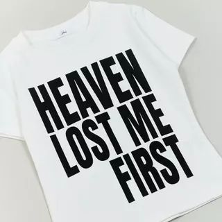 URTHE - เสื้อยืด สกรีนลาย รุ่น HEAVEN LOST BABY TEE - Col. JUIS LILITH