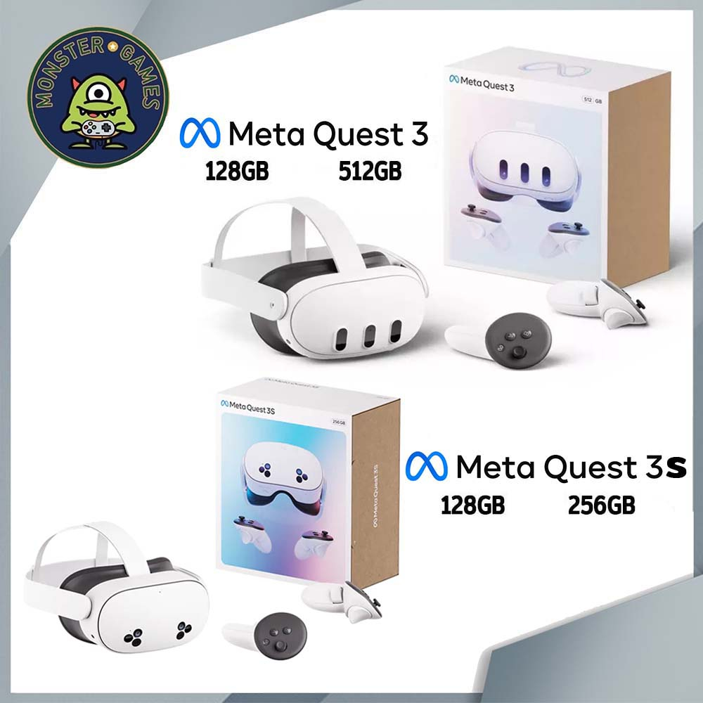 In Stock!! พร้อมส่ง!! Meta Quest 3 S 128GB , 256GB , 512GB (Oculus Quest 3)