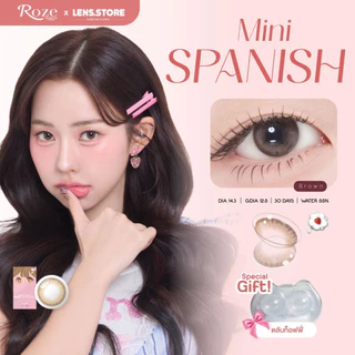 คอนแทคเลนส์รายเดือน Rozelens รุ่น Mini Spanish Brown มินิสแปนิช ตาหวานธรรมชาติ