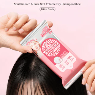[ดรายแชมพูชีท] ARIUL SMOOTH & PURE SOFT VOLUME DRY SHAMPOO SHEET 15 Sheets (Cooling / Volume)