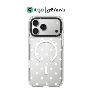 เคสใสและขอบดำ Alexis ST Clear&Black Polkadot ดีไซน์มินิมอล
