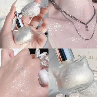 Glitter highlighter spray/long-lasting shine/brightening and pearlescent finish for body,hair,and more.