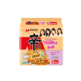[ยกลัง 5x8 แพ็คเกจ aespa ] ทูมบ้า นงชิม ชินรามยอน - TOOMBA Nongshim Shin ramyun stir fry Toomba (นงชิม ชินรามยอน ทูมบ้า)
