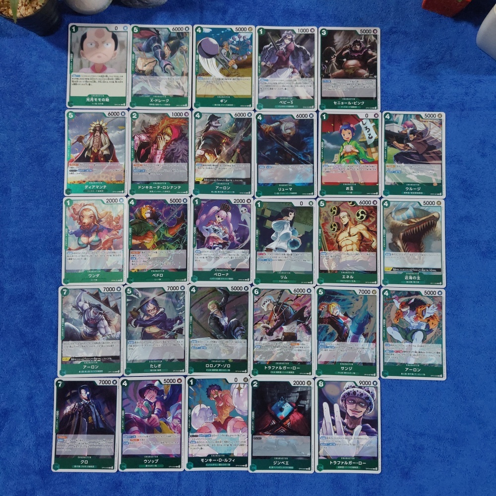 [One Piece Card Game] การ์ดวันพีช OP01-16 ระดับ R แบบแยกใบ "ทีมสีเขียว" (Ver.ภาษาญี่ปุ่น) แท้100%