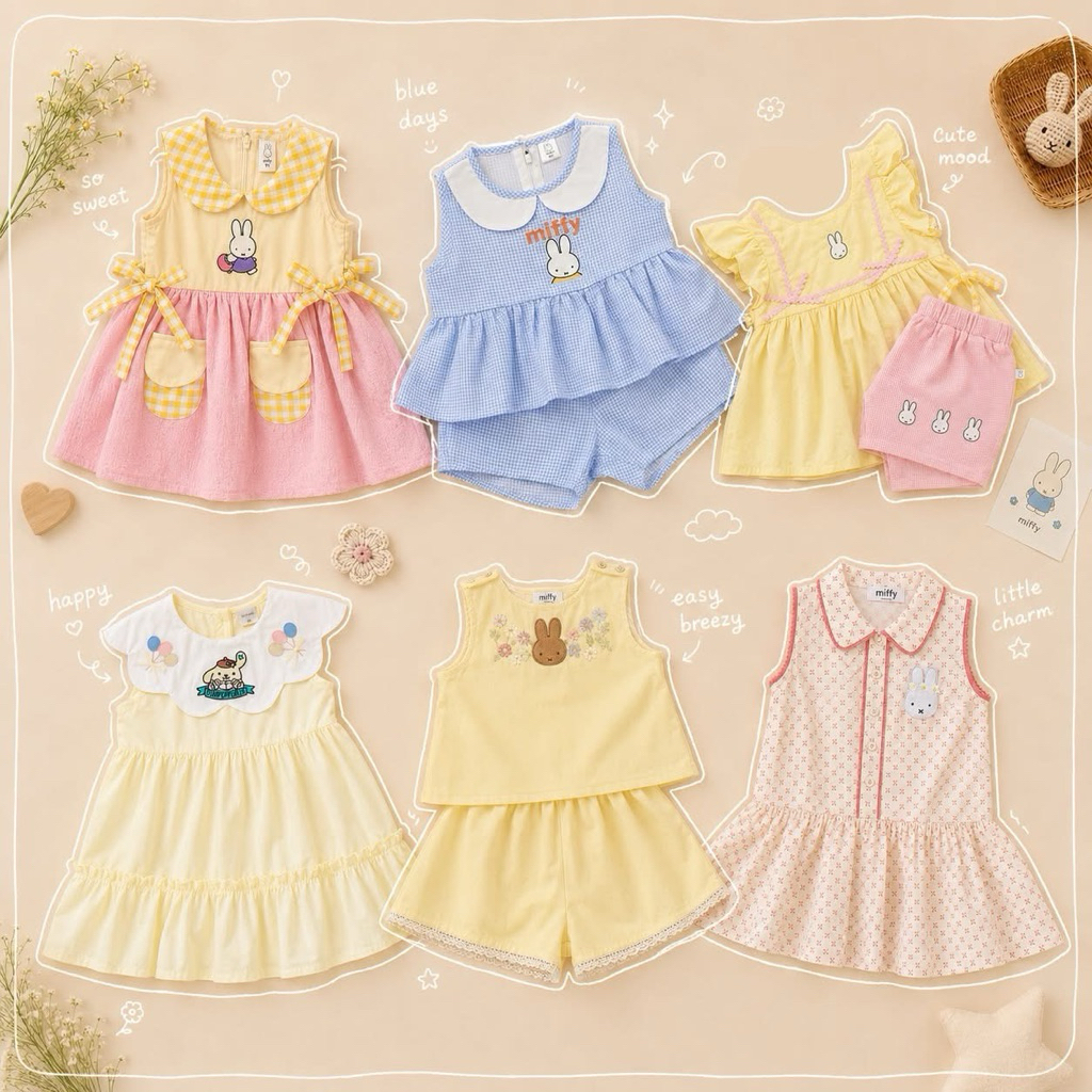 ชุดเด็ก set 2 ชิ้น(เสื้อ+กางเกง)ขนาด 80cm-130cm