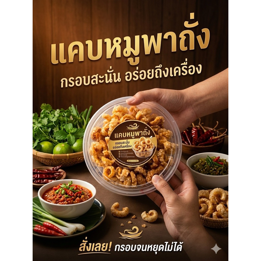 แคบหมูพาถั่ง อร่อยนัวร์