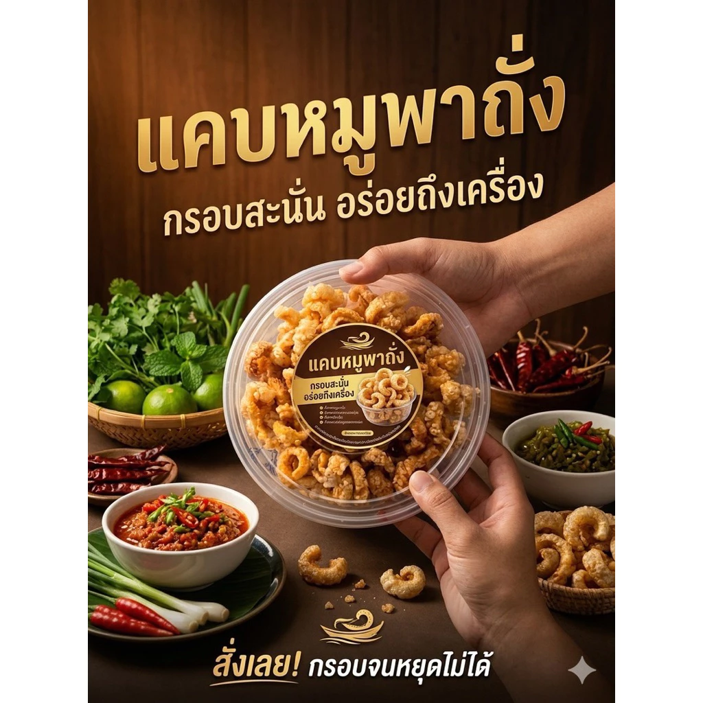 แคบหมูพาถั่ง อร่อยนัวร์
