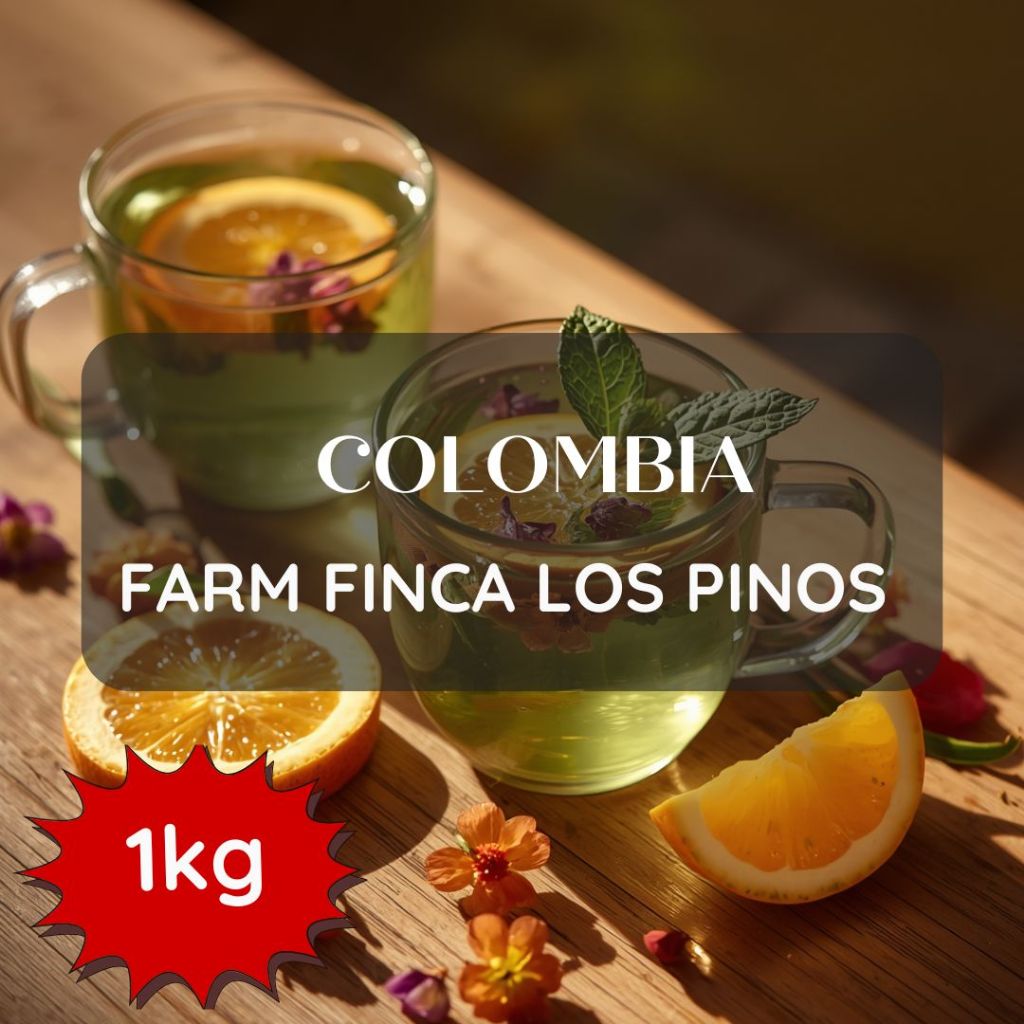 สารเมล็ดกาแฟ Geisha Colombia Farm Finca Los Pinos ขนาด 1000g