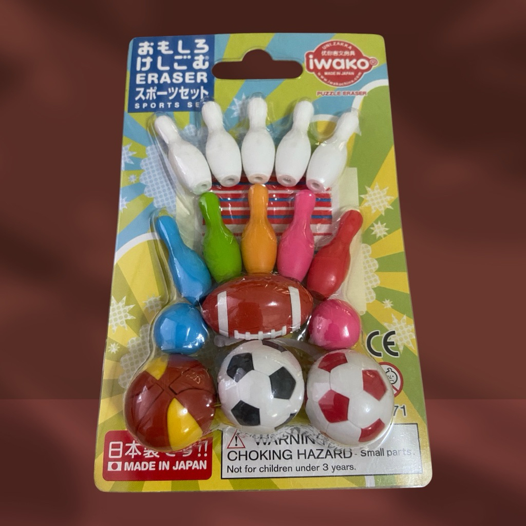 IWAKO PUZZLE ERASER JAPAN