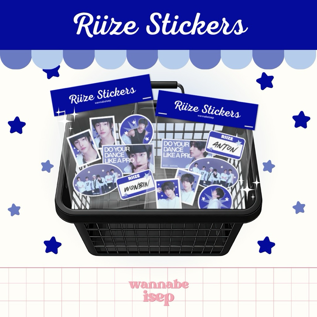 Riize Stickers - Do Your Dance Ver.1 (สติ๊กเกอร์ 6 ชิ้น)