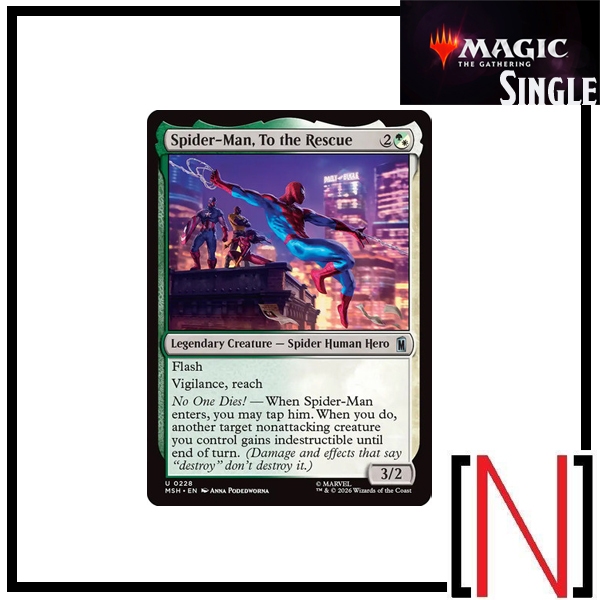 [MTG][Single][MSH] Spider-Man, To the Rescue ระดับ Uncommon [ภาษาอังกฤษ]