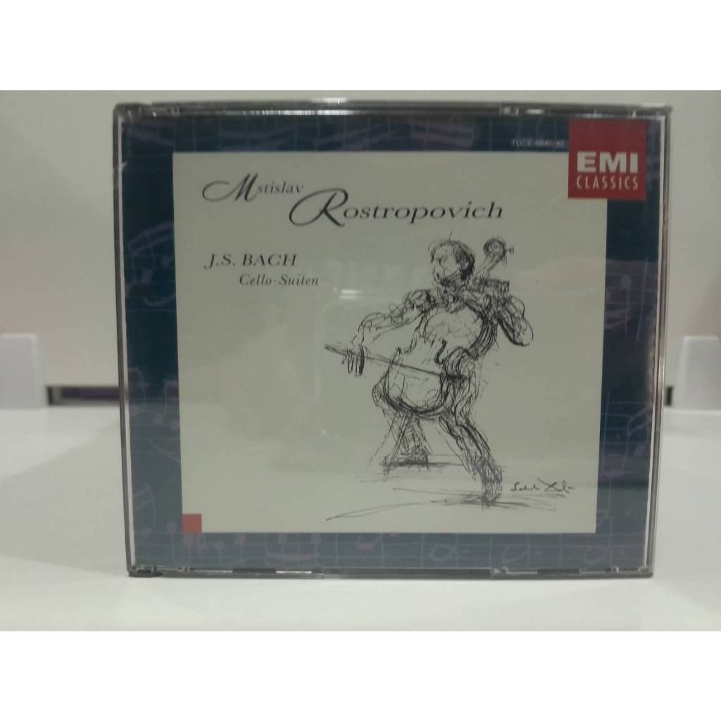 2 CD MUSIC ซีดีเพลงสากล J.S. Bach: Cello-Suiten (Cello Suites) (D8D60)